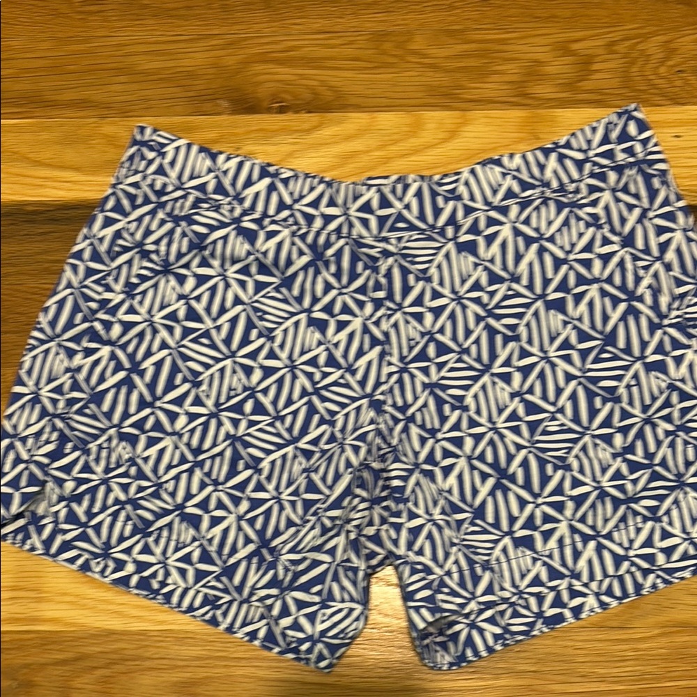 Lilly Pulitzer Blue and White Patterned Shorts